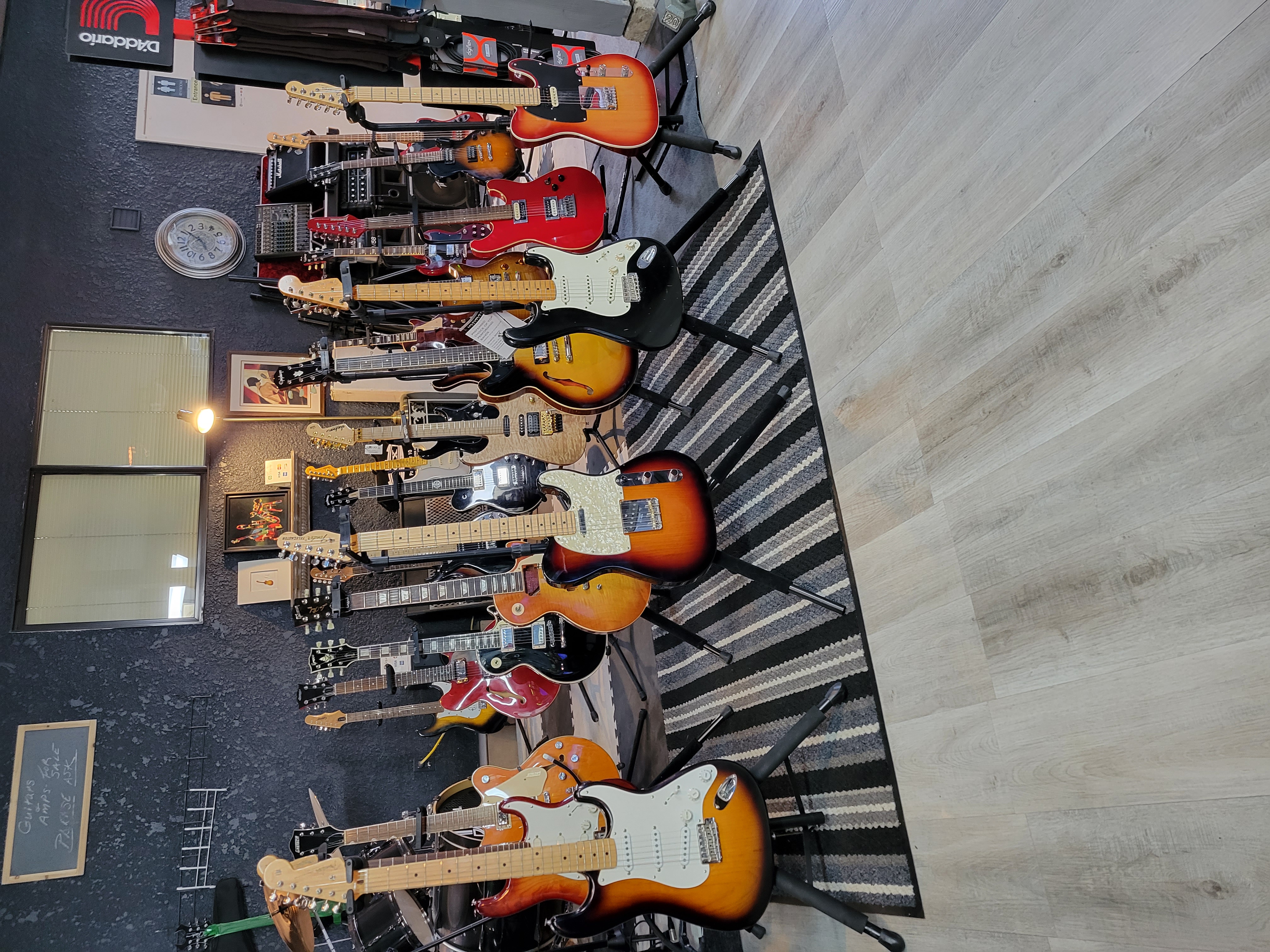 Rare vintage guitars from the 1950s-1970s including Fender and Gibson classics